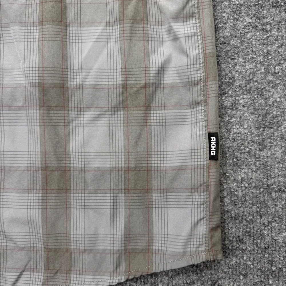 Alaskan Hardgear Duluth Trading Co Mens 2XL Plaid Short Sleeve Button Down Shirt - Picture 2 of 9